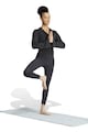 adidas Performance Cover-Up átlapolós jógafelső női