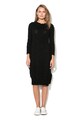 M by Maiocci Rochie tip pulover neagra tricotata TED-11449-BLACK Femei