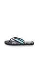 BLEND Papuci flip-flop bleu cu negru cu aspect tesut Barbati