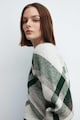 Mango Weedy kockás pulóver női