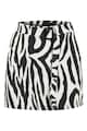 Trendyol Fusta mini cu model zebra Femei