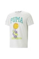 Puma Kosárlabda mintás póló felirattal férfi
