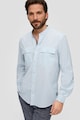 s.Oliver Памучна риза с ниска овална яка и джобове с капаче Мъже