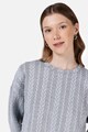 COLIN'S Texturált crop pulóver női