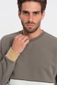 OMBRE Kerek nyakú pulóver colorblock dizájnnal férfi