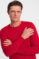 OMBRE Kerek nyakú egyszínű pulóver férfi