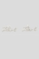 Karl Lagerfeld Обеци Signature Pave с форма на лого Жени