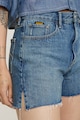 G-Star RAW Középmagas derekú farmer rövidnadrág oldalhasítékokkal női