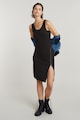 G-Star RAW Къса рокля от органичен памук с цепки с цип Жени