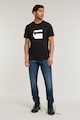 G-Star RAW Tricou de bumbac organic cu imprimeu logo Burger Barbati