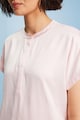 Esprit Modáltartalmú póló mao gallérral női
