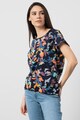 Esprit Tricou din bumbac cu imprimeu Femei