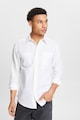 Esprit Риза с лен и джобове на гърдите Мъже
