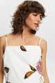 Esprit Rochie mini dreapta cu model floral Femei