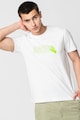 Esprit Памучна тениска с овално деколте и лого Мъже