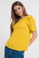 United Colors of Benetton Ejtett ujjú lenvászon póló női