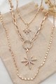 Atelier Miu Rétegzett nyaklánc csillag alakú medálokkal női