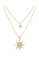 Atelier Miu Rétegzett nyaklánc csillag alakú medállal női