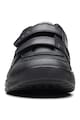 Clarks Pantofi sport de piele cu velcro Baieti