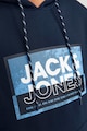Jack & Jones Kapucnis pulóver logómintával férfi