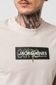 Jack & Jones Тениска с овално деколте и лого Мъже