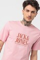 Jack & Jones Тениска Lucca с шарка на лога Мъже