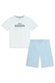 BOSS Kidswear Памучна тениска и къс панталон, 2 части Момчета