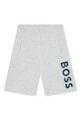 BOSS Kidswear Logómintás rövidnadrág oldalzsebekkel Fiú