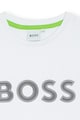 BOSS Kidswear Тениска с овално деколте и лого Момчета