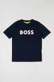 BOSS Kidswear Тениска с овално деколте и лого Момчета