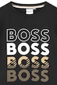 BOSS Kidswear Tricou de bumbac cu imprimeu logo Baieti