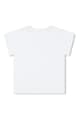 DKNY Tricou cu imprimeu logo si decolteu la baza gatului Fete