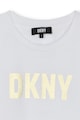 DKNY Tricou cu imprimeu logo Fete