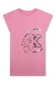 KARL LAGERFELD KIDS Rochie-tricou cu imprimeu logo Fete