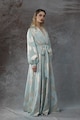 MIAU by Clara Rotescu Разкроена дълга рокля Suenos с коприна Жени