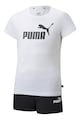Puma Тениска с лого и къс панталон Момичета