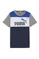 Puma Тениска Essential с овално деколте и лого Момчета