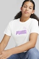 Puma Tricou crop cu imprimeu logo Fete