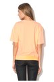 Love Moschino Tricou oranj neon cu imprimeu Femei
