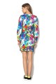 Love Moschino Rochie cu model tropical multicolor Femei