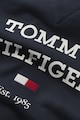 Tommy Hilfiger Cipzáros organikuspamut tartalmú pulóver kapucnival Fiú