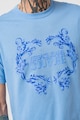 Versace Jeans Couture Памучна тениска с барокова щампа Мъже
