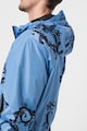Versace Jeans Couture Jacheta cu gluga si imprimeu logo Barbati
