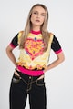 Versace Jeans Couture Colorblock dizájnú logós póló női