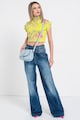 Versace Jeans Couture Crop felső absztrakt mintával női