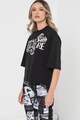 Versace Jeans Couture Памучна тениска със свободна кройка Жени