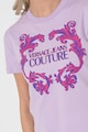 Versace Jeans Couture Памучна тениска с барокова щампа Жени