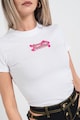 Versace Jeans Couture Къса тениска по тялото с лого Жени
