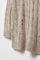 Mango Home hosszú csavart kötésmintájú pulóver női