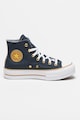 Converse Tenisi cu plarforma si model cu dungi si herringbone Chuck Taylor All Star Lift Femei